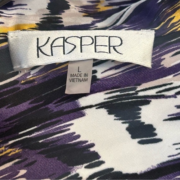 Kasper Women's Multicolor Sleeveless Top Large - Picture 5 of 7